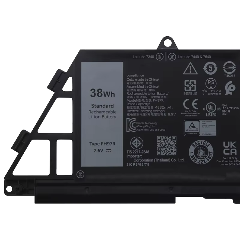 FH97R 76KVG 599M7 Original Laptop Battery for DELL Latitude7440 7340 7640 