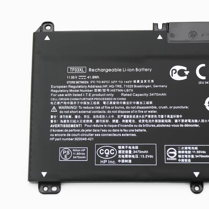 TF03XL HSTNN-1B80 HSTNN-DB8R HSTNN-DB8S Original Laptop Battery for HP Pavilion 17-CA0002AU 