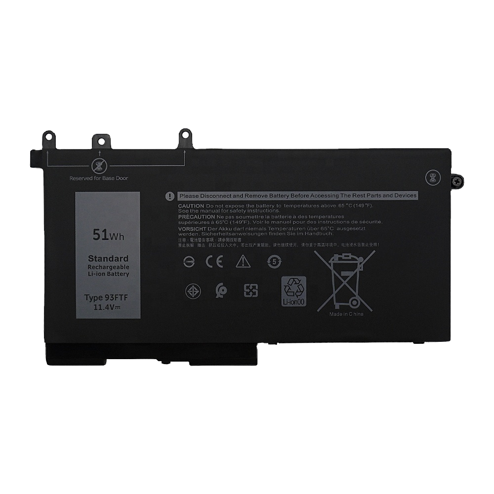 11.4V 51Wh 93FTF Laptop Battery