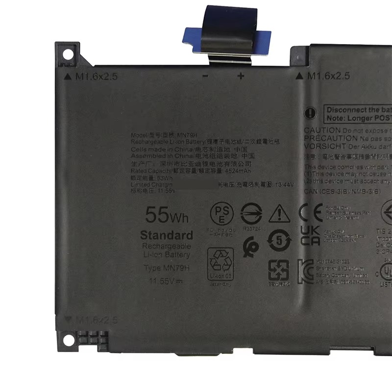 MN79H NXRKW Original Genuine Laptop Battery for DELL XPS 13 Plus 9320 