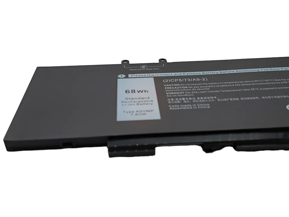 7.6V 68Wh 4GVMP Laptop Battery