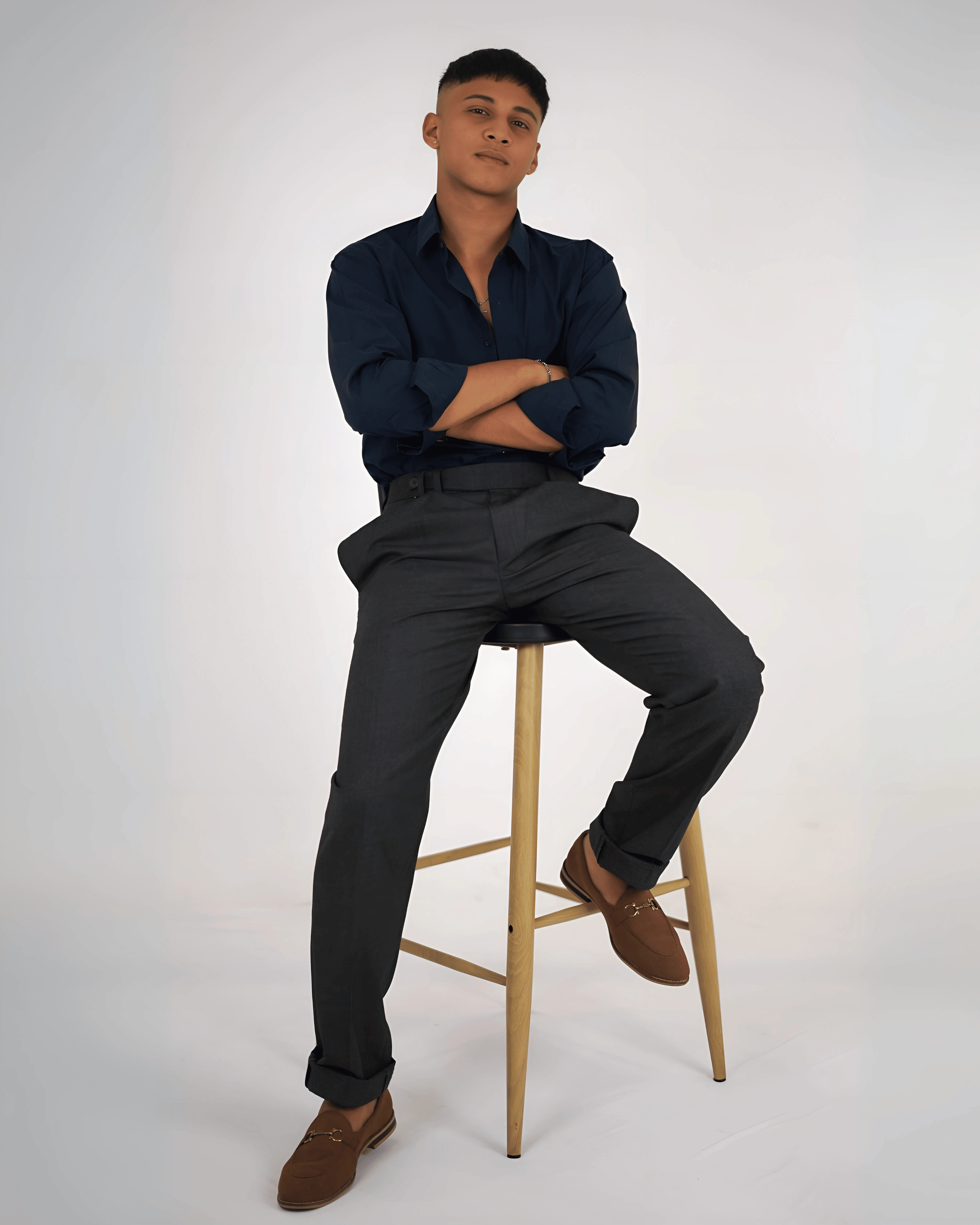 Men's Formal Grey Trousers