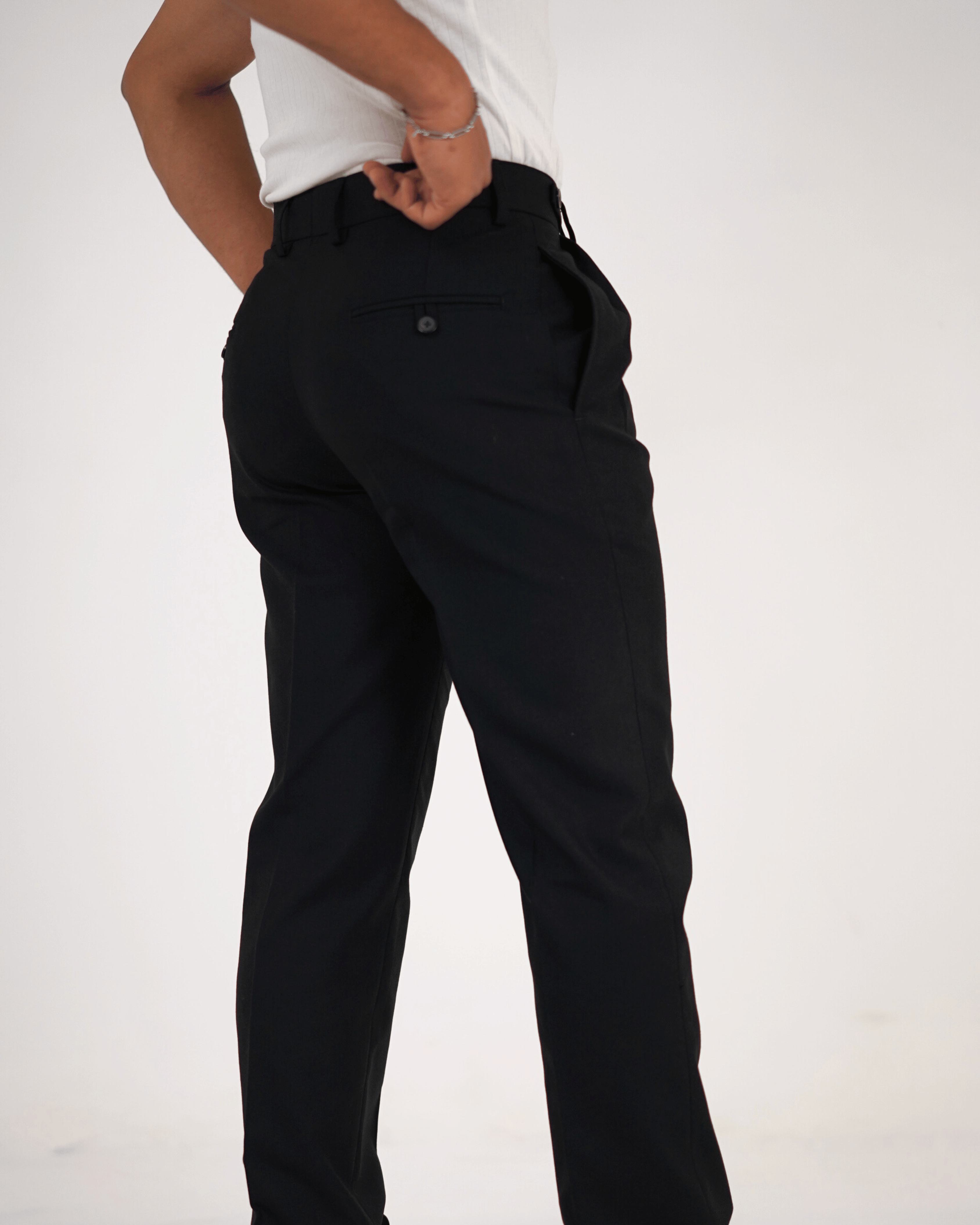 Men's Formal Black Trousers