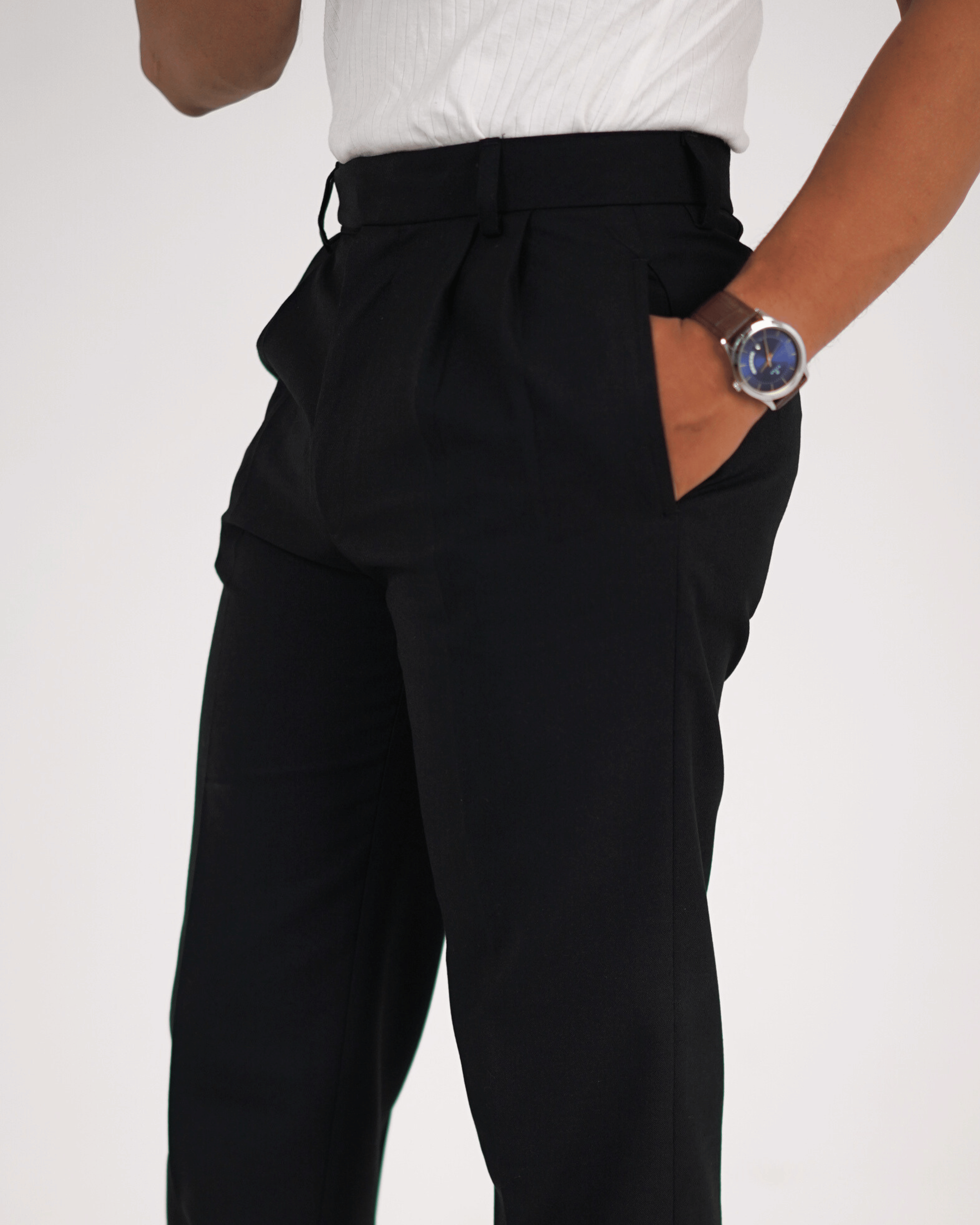 Men's Formal Black Trousers