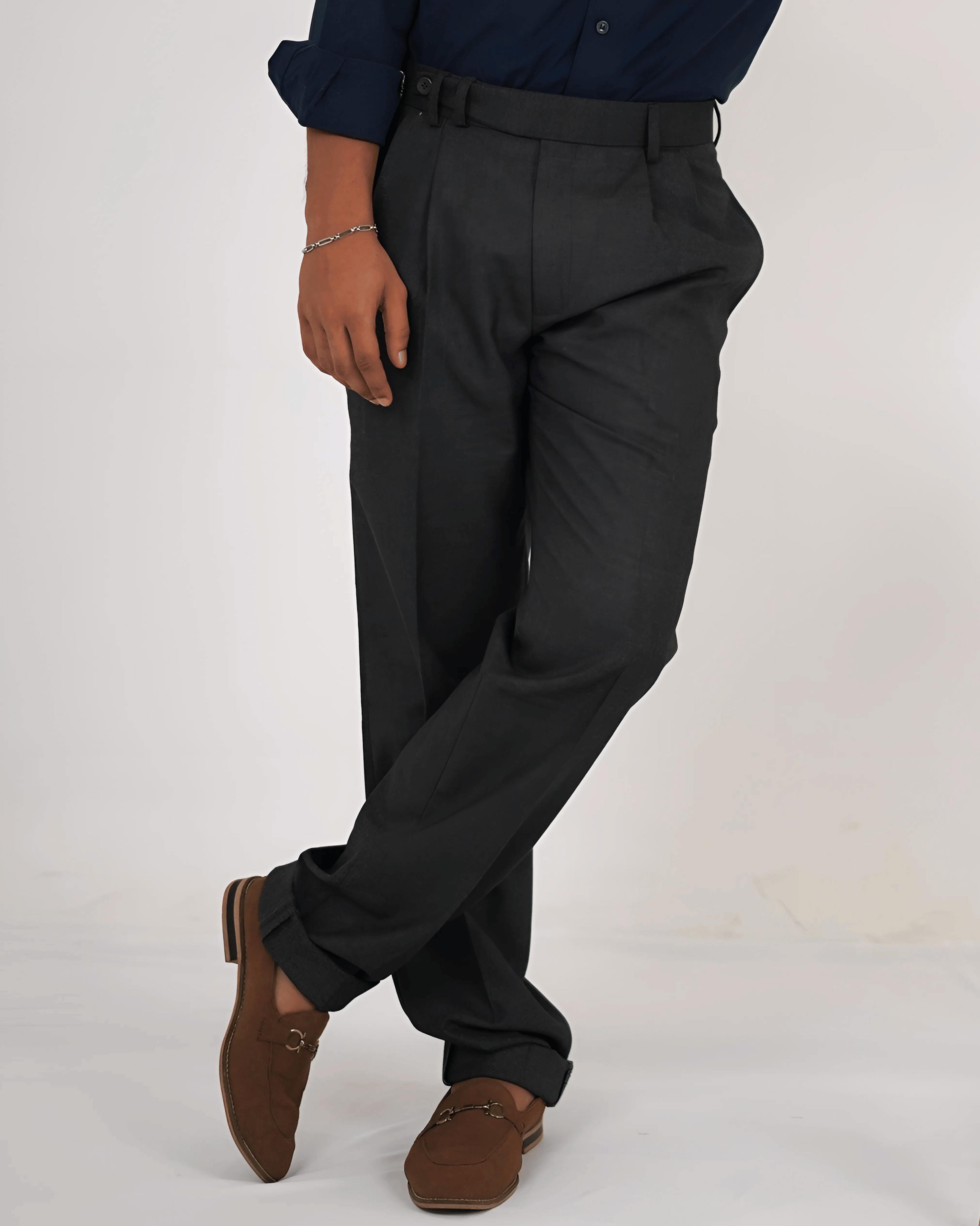Men's Formal Grey Trousers
