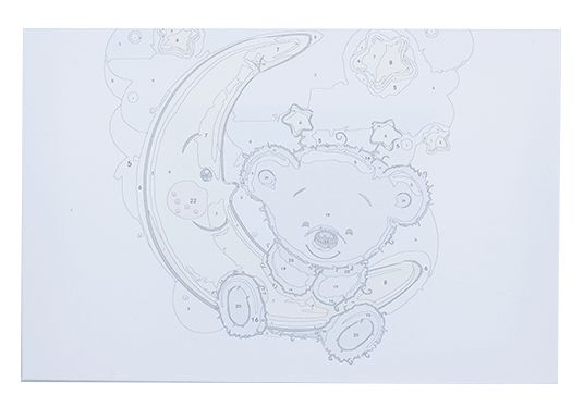 Bear on the moon