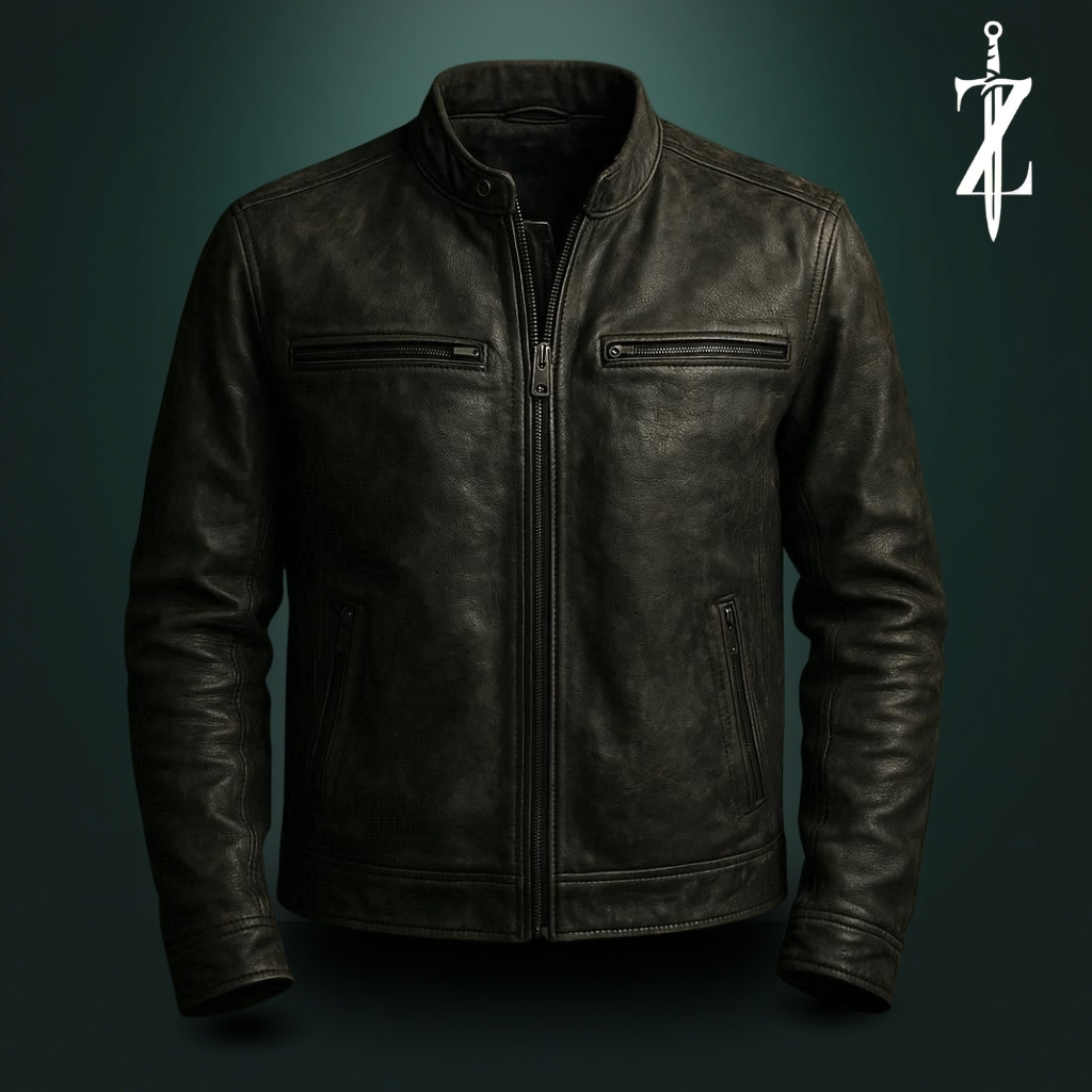 Classic Black Leather Jacket