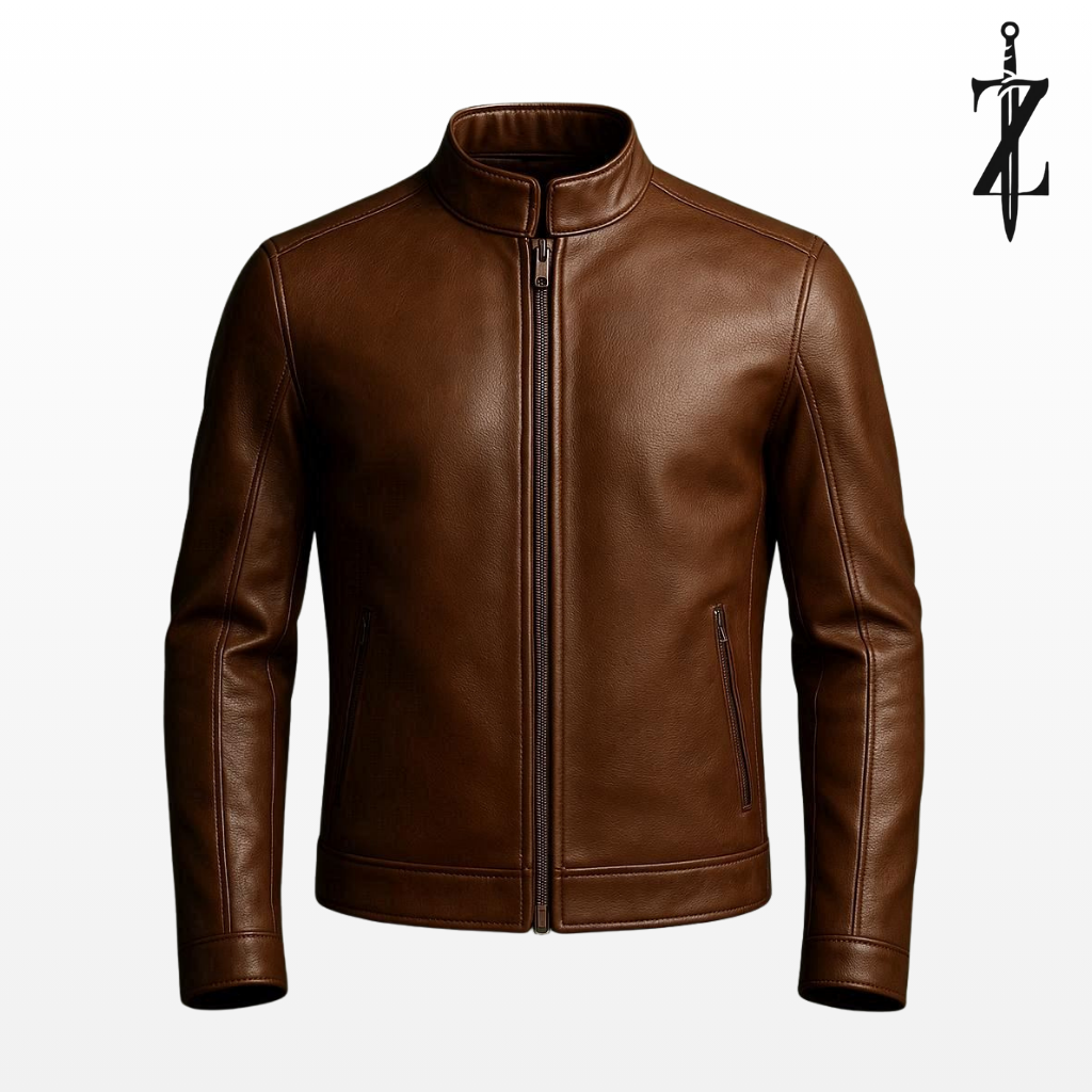 Classic Brown Leather Jacket