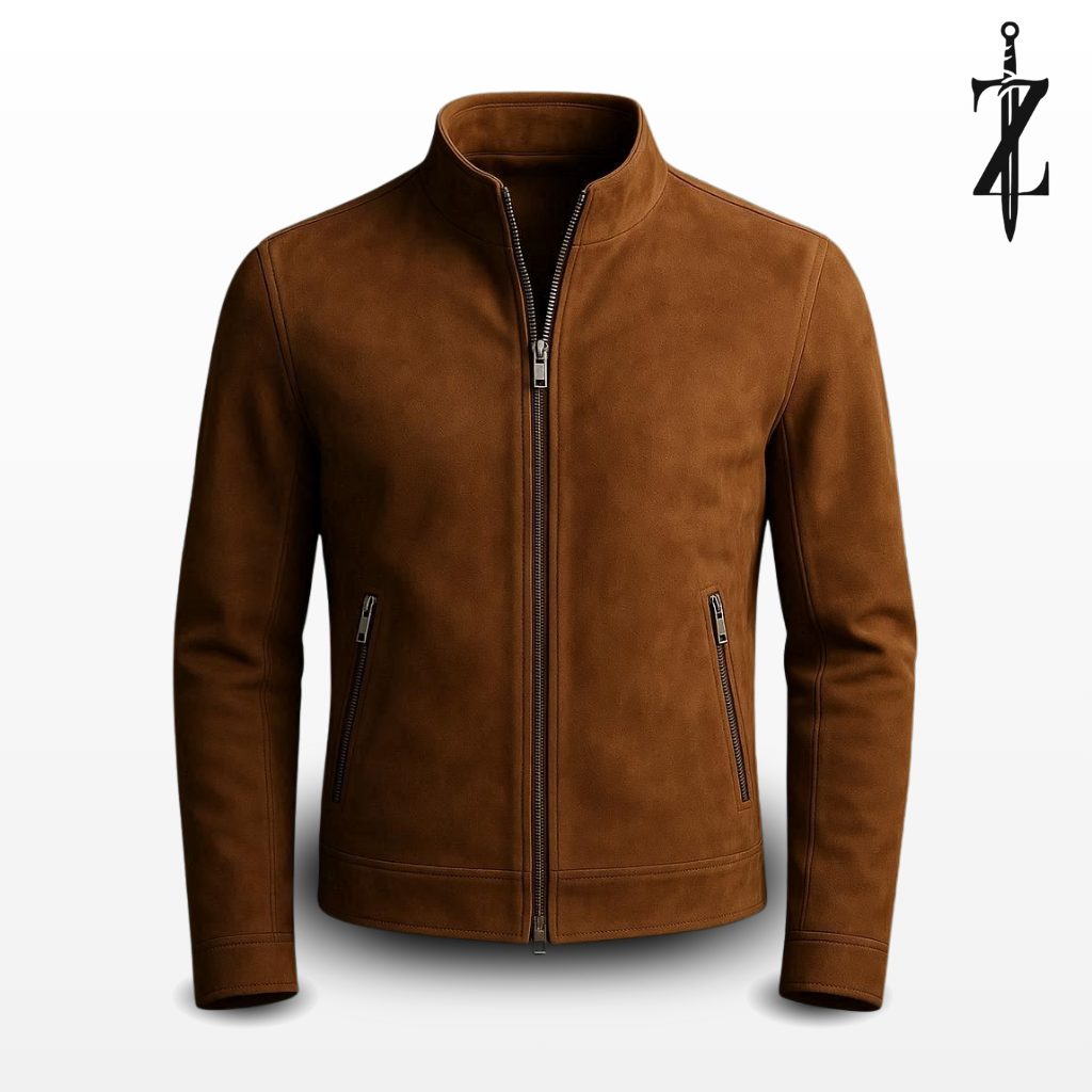 Men's Brown Suede Jacket