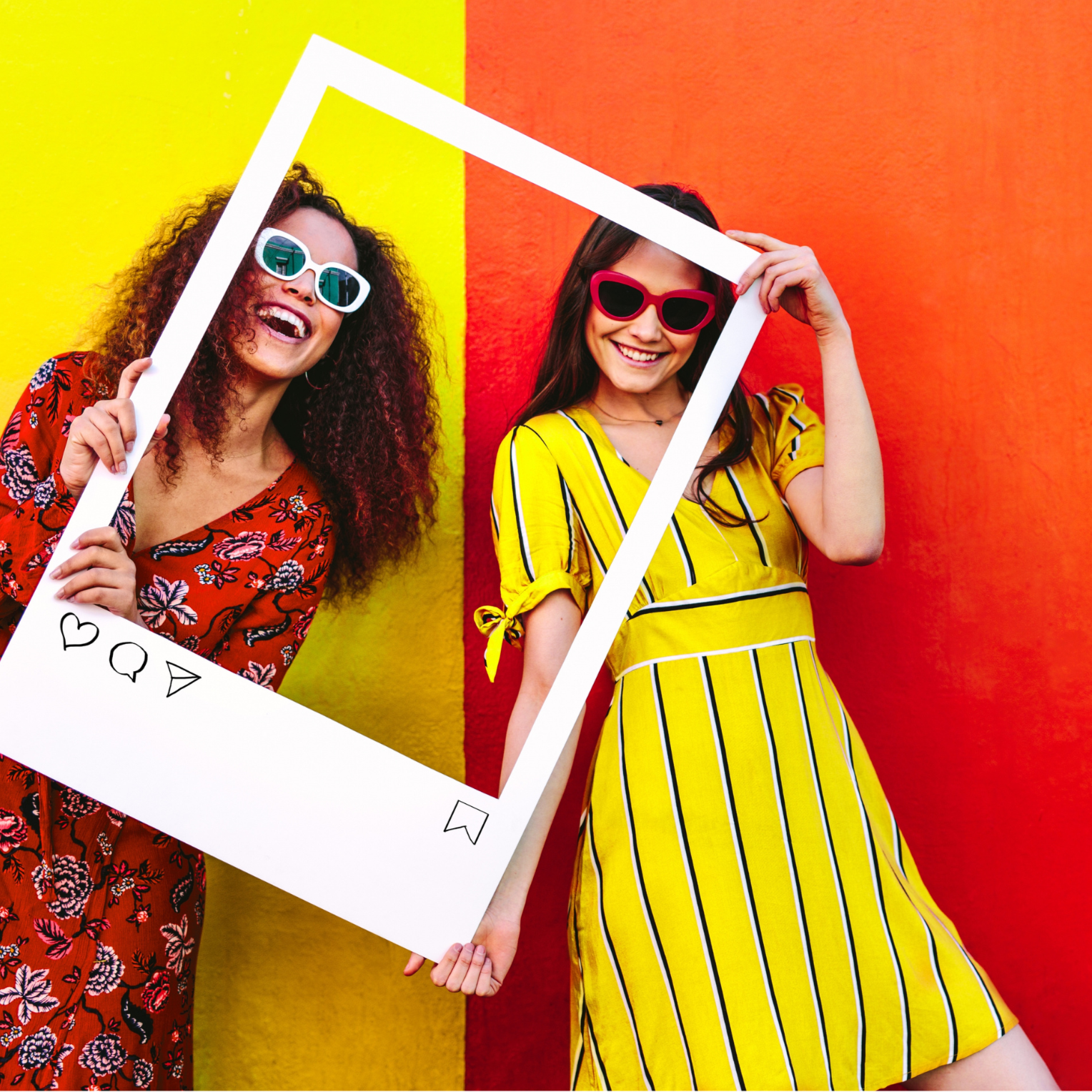 Instagram Style Photo Frame Prop