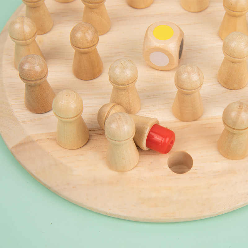 Wooden Memory Matching Game