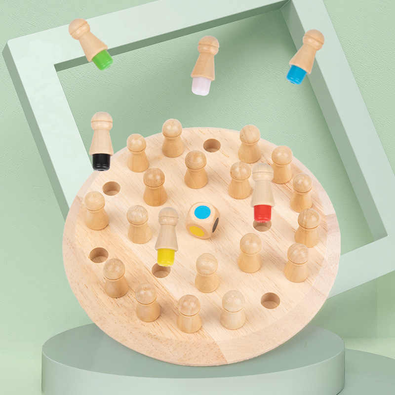 Wooden Memory Matching Game