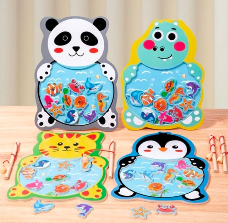 Cartoon themed Magnetic Fishing Game