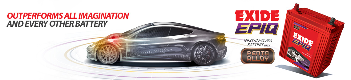 Exide Epiq - For Passenger Vehicles