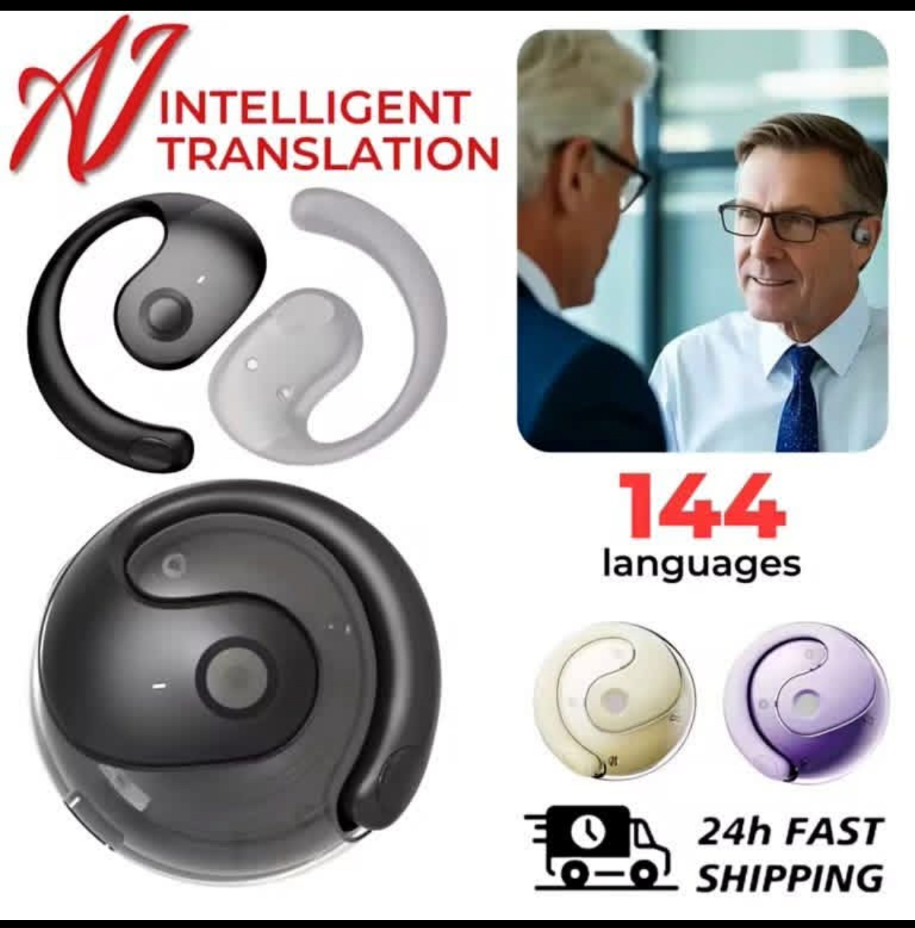 AI Intelligent Translation Earbuds