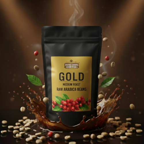 Gold Medium Roast Raw Arabica Beans