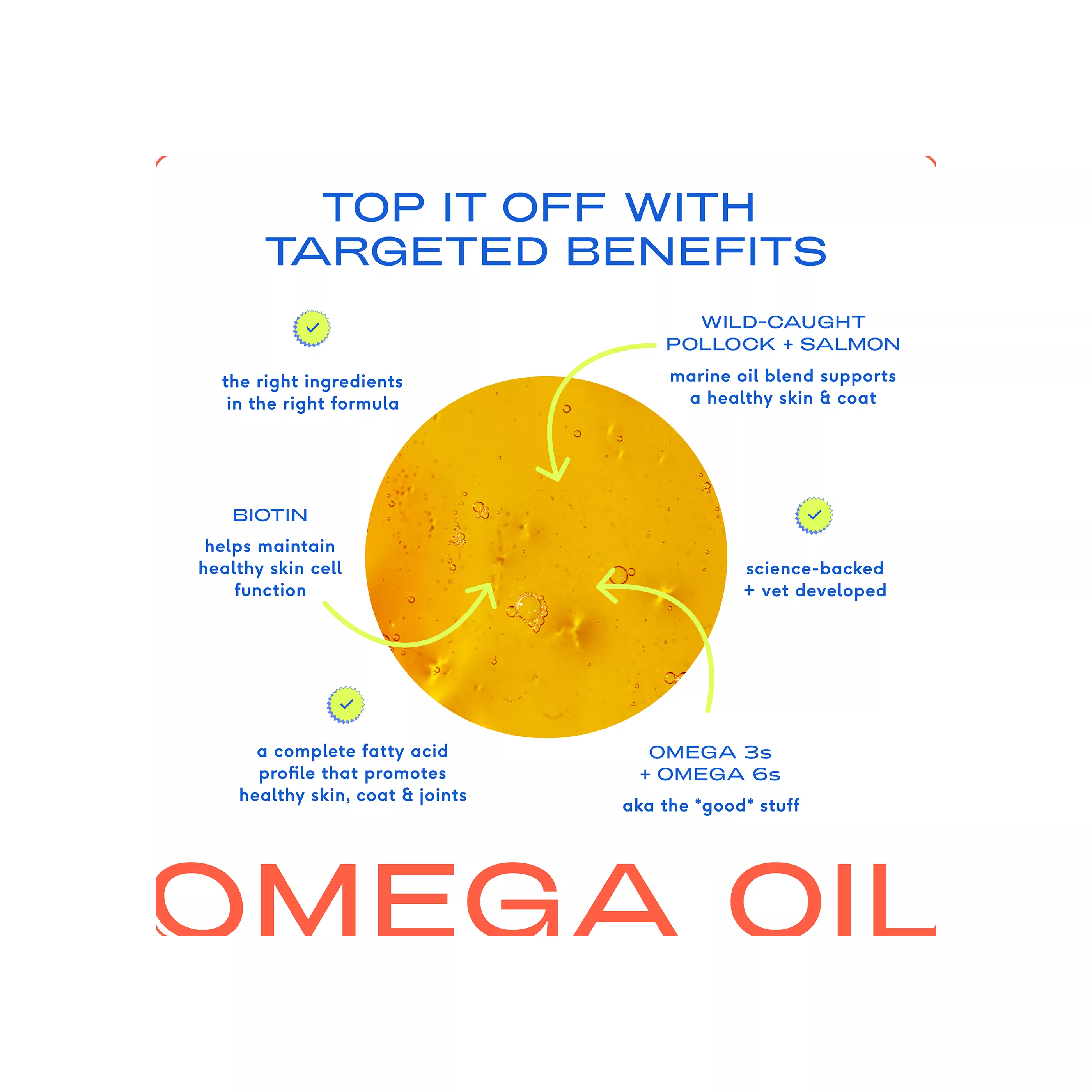 Omega-3 Fish Oil & Alaskan Salmon Oil Skin & Coat Health Supplement for Dogs