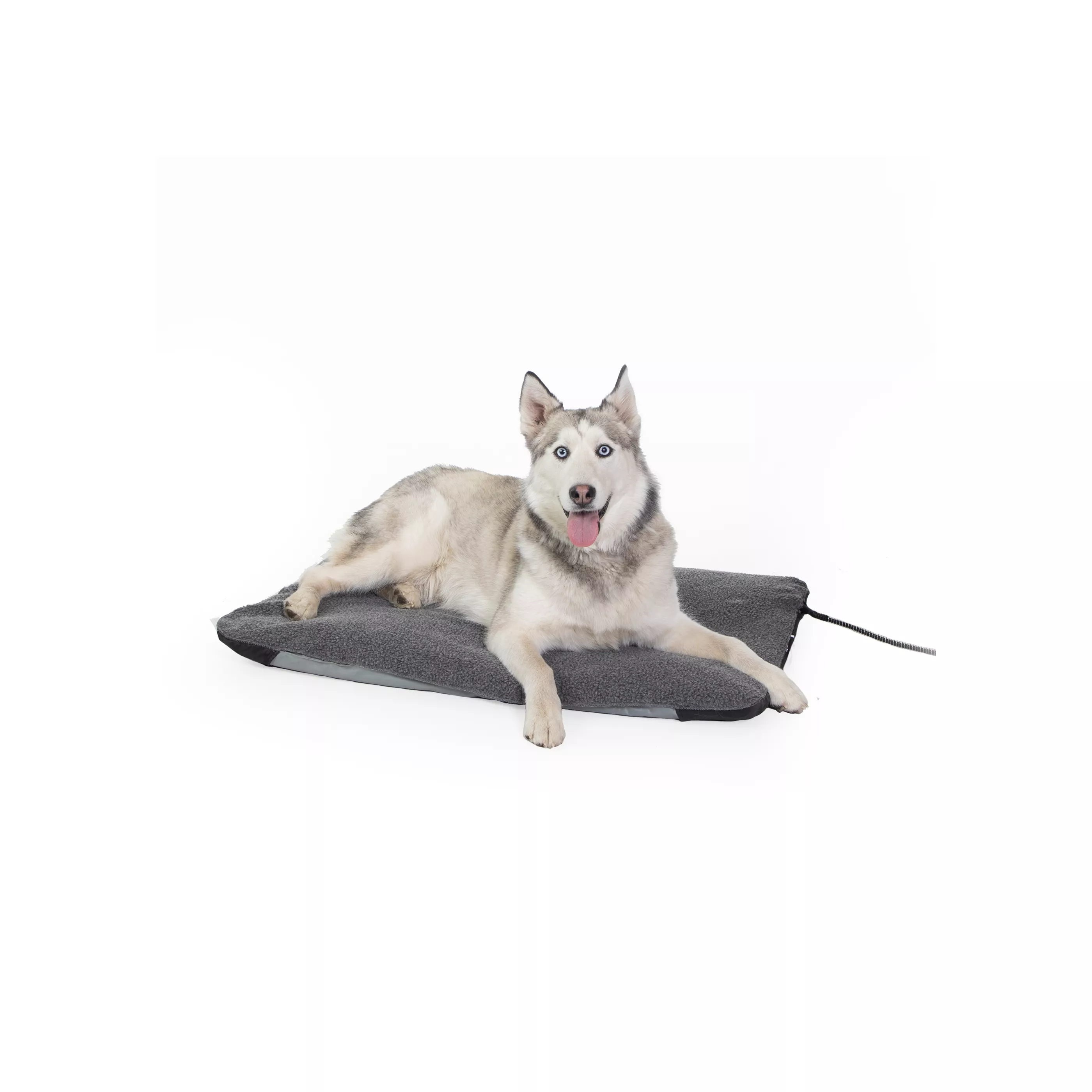 Lectro-Soft Outdoor Heated Dog & Cat Bed Gray