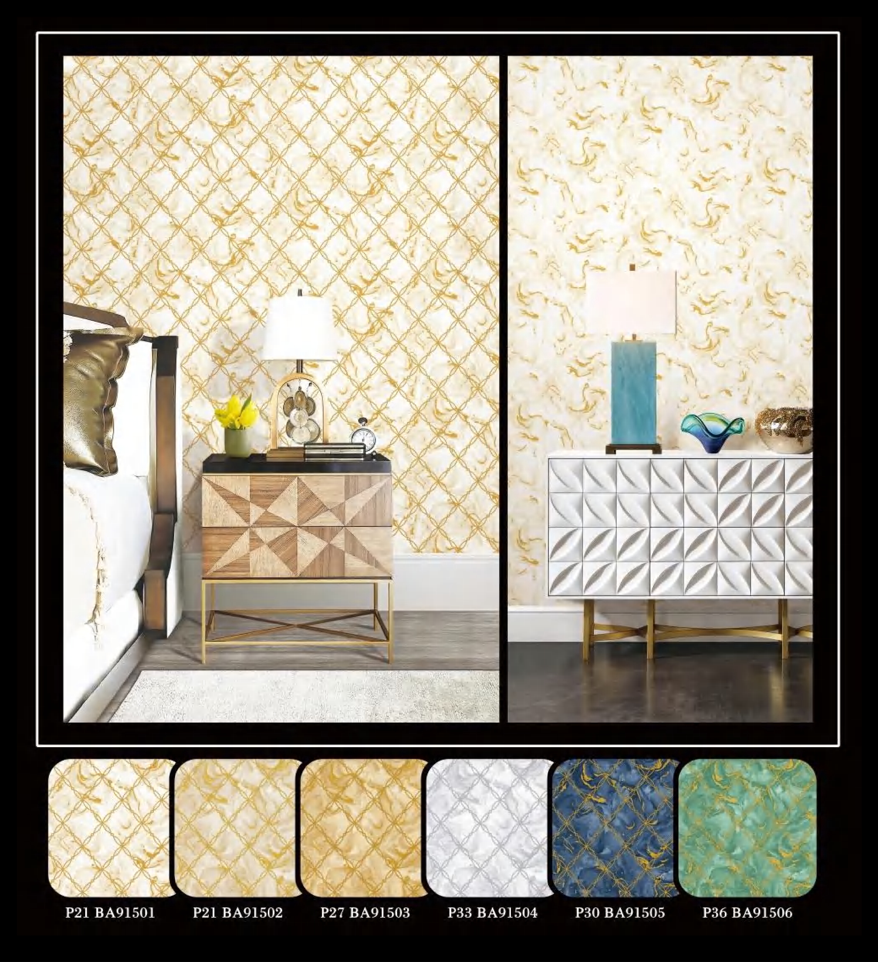 Luxury Patterned Wallpaper Collection