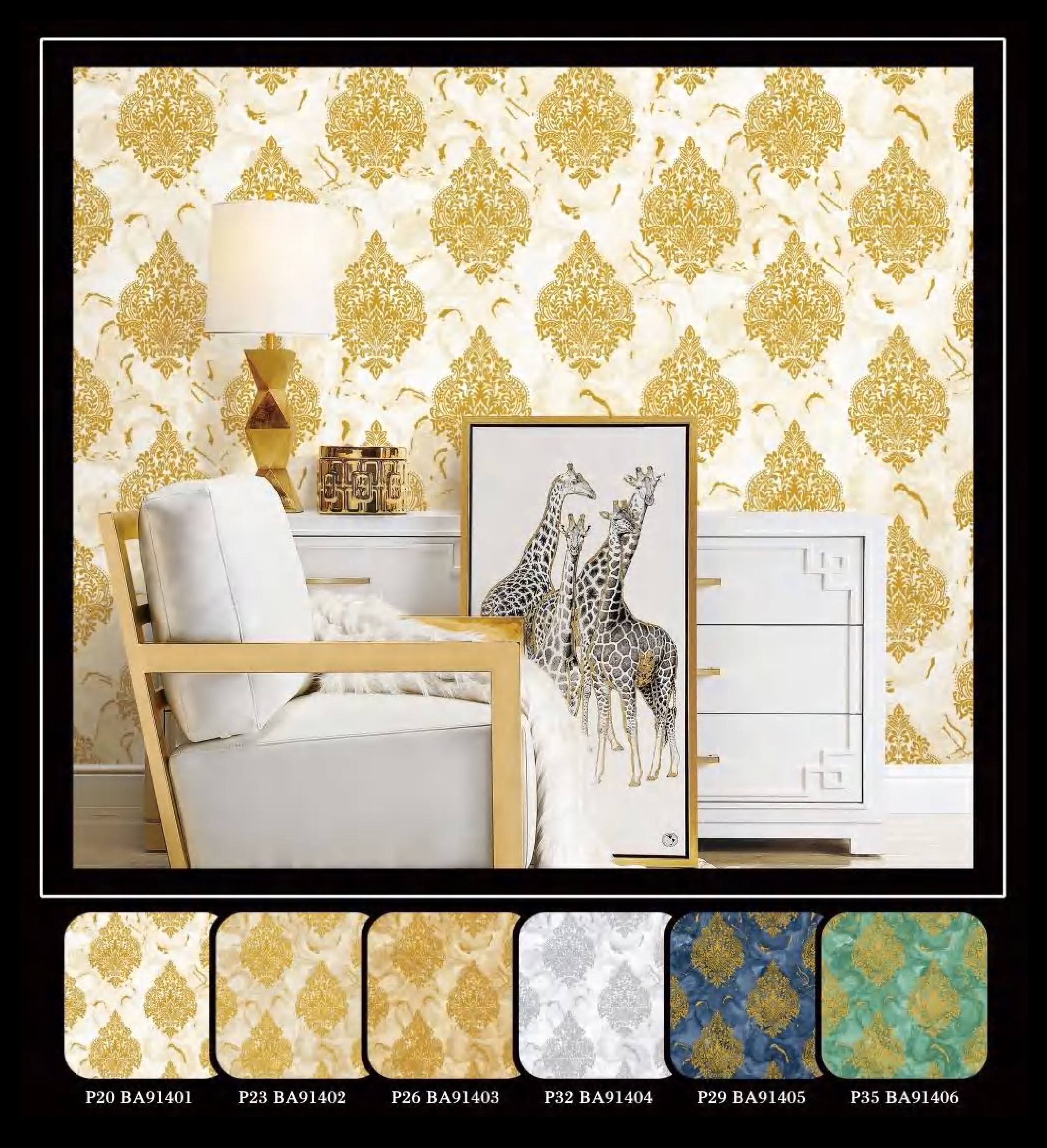 Luxury Damask Wallpaper