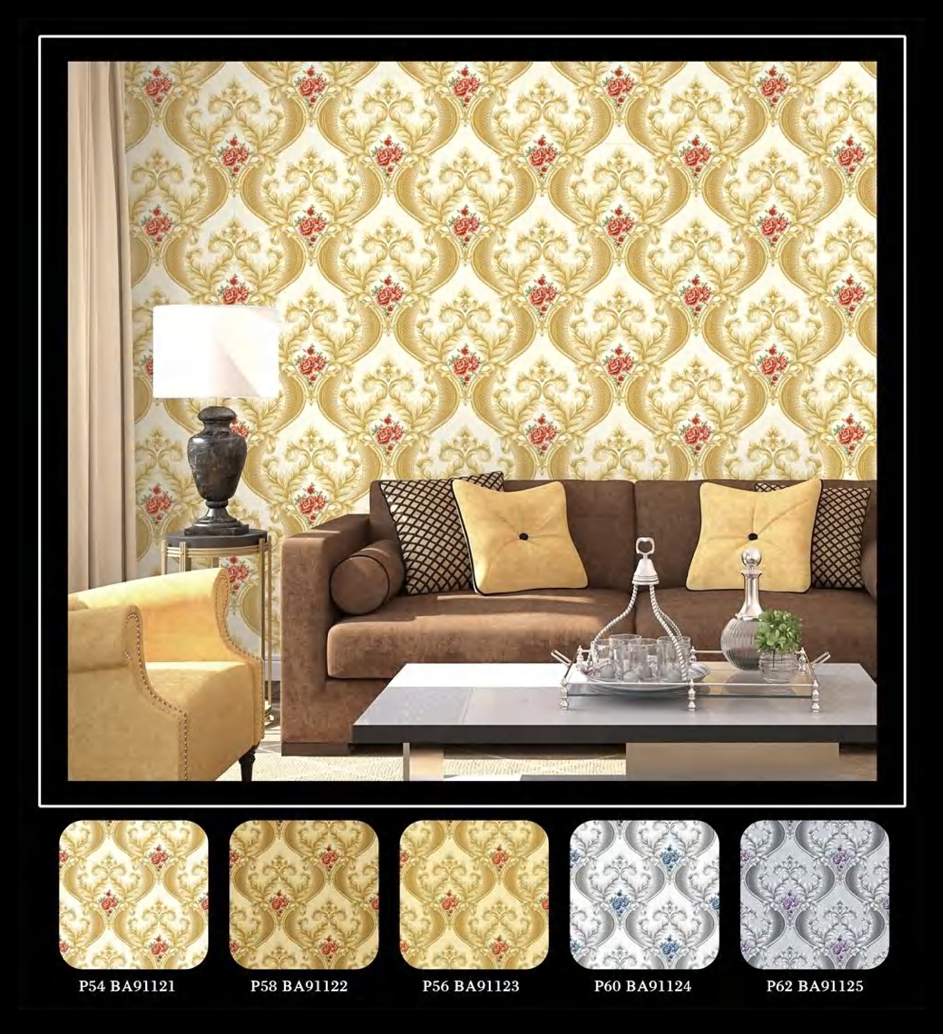 Luxury Damask Wallpaper