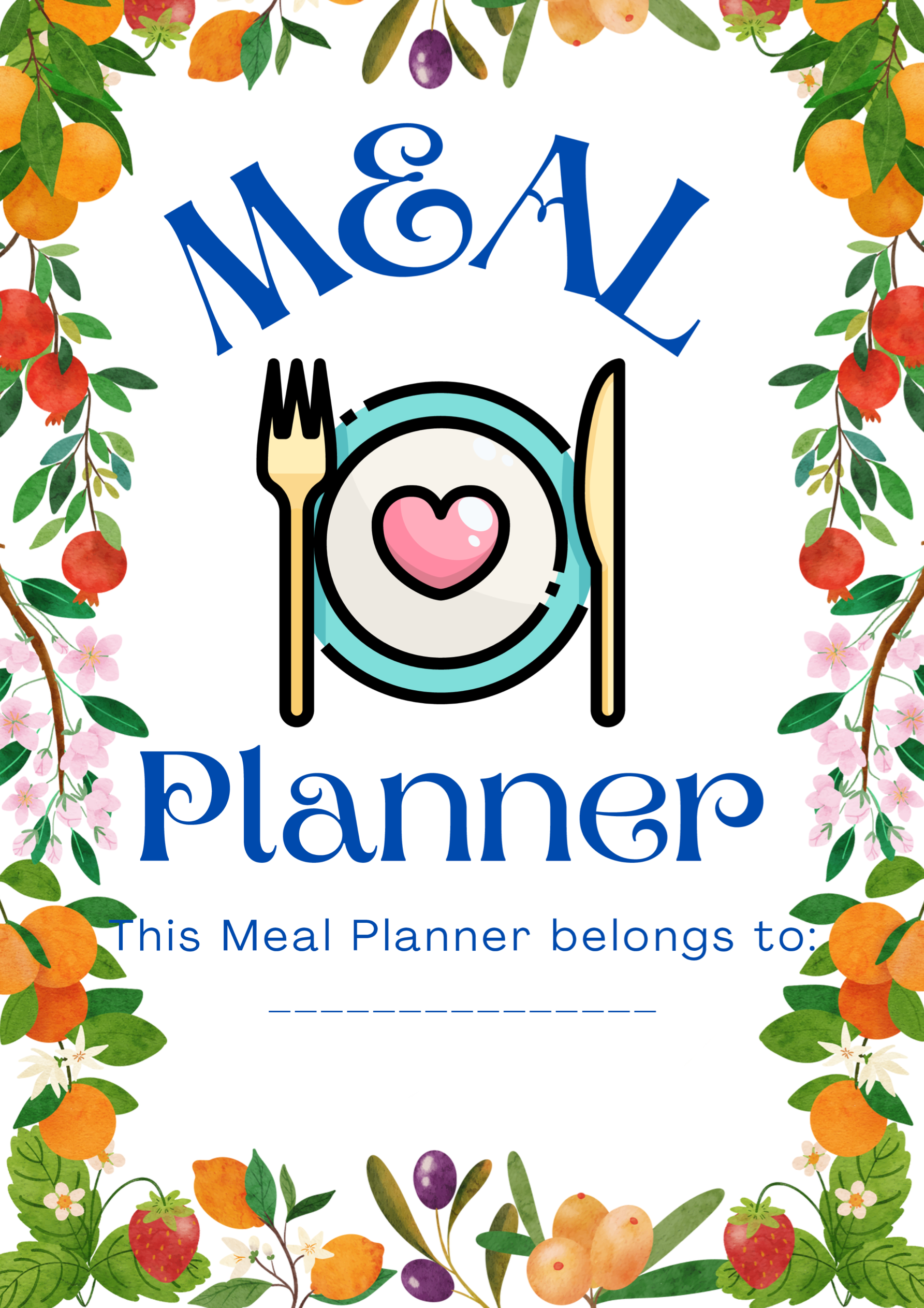 Complete Meal Planner (25 pages)