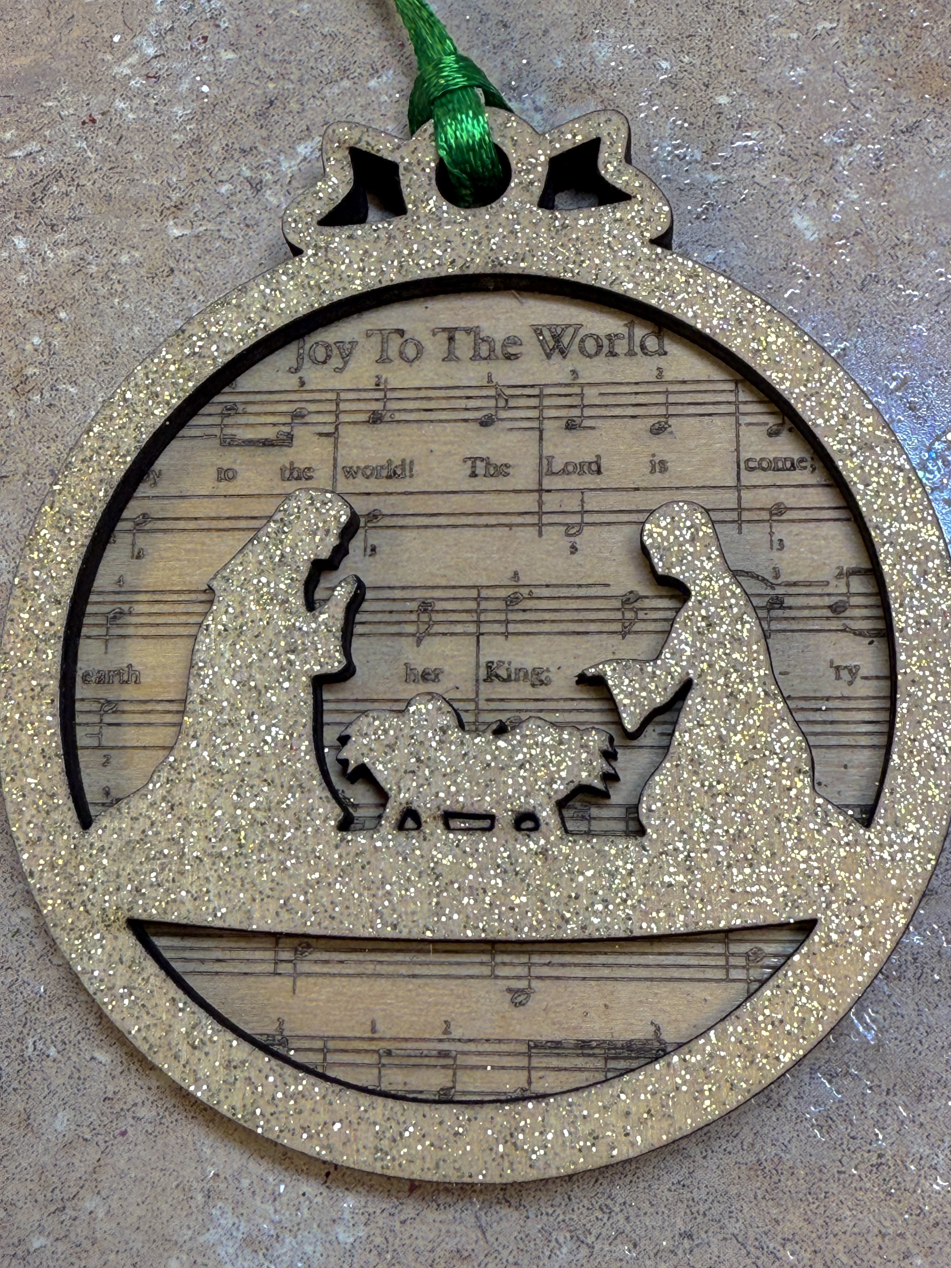 Handmade Christmas Nativity Ornaments