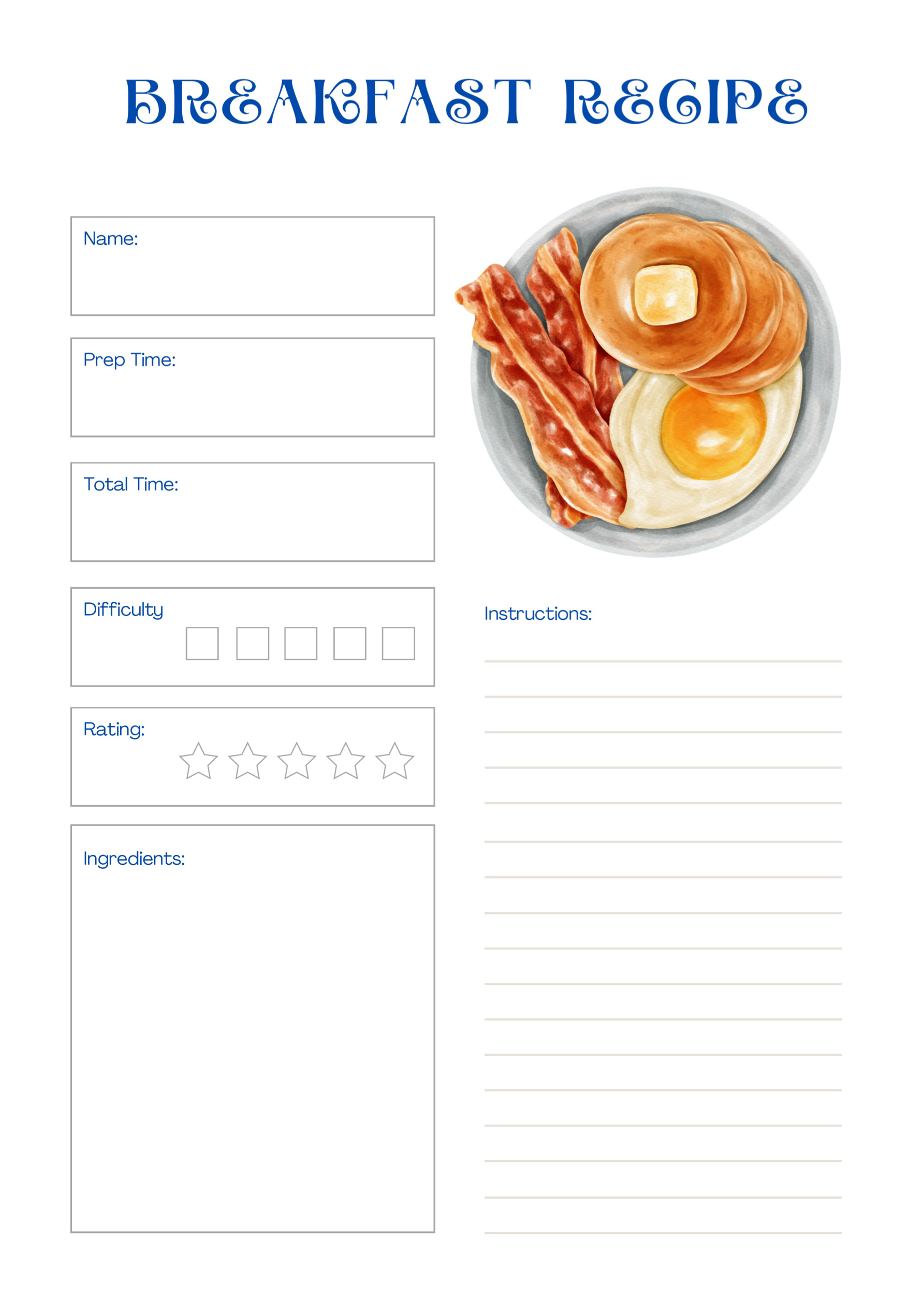 Complete Meal Planner (25 pages)