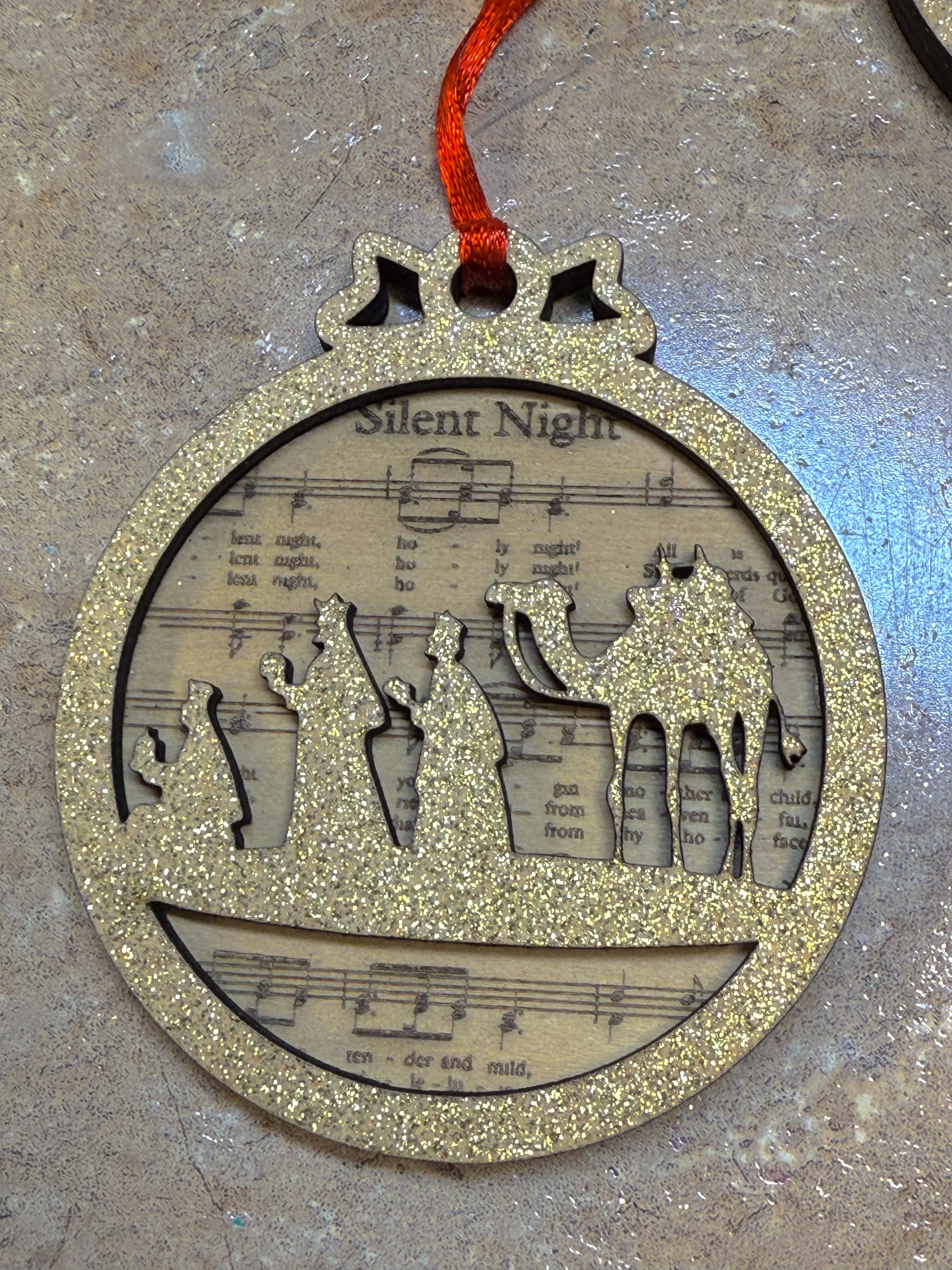 Handmade Christmas Nativity Ornaments