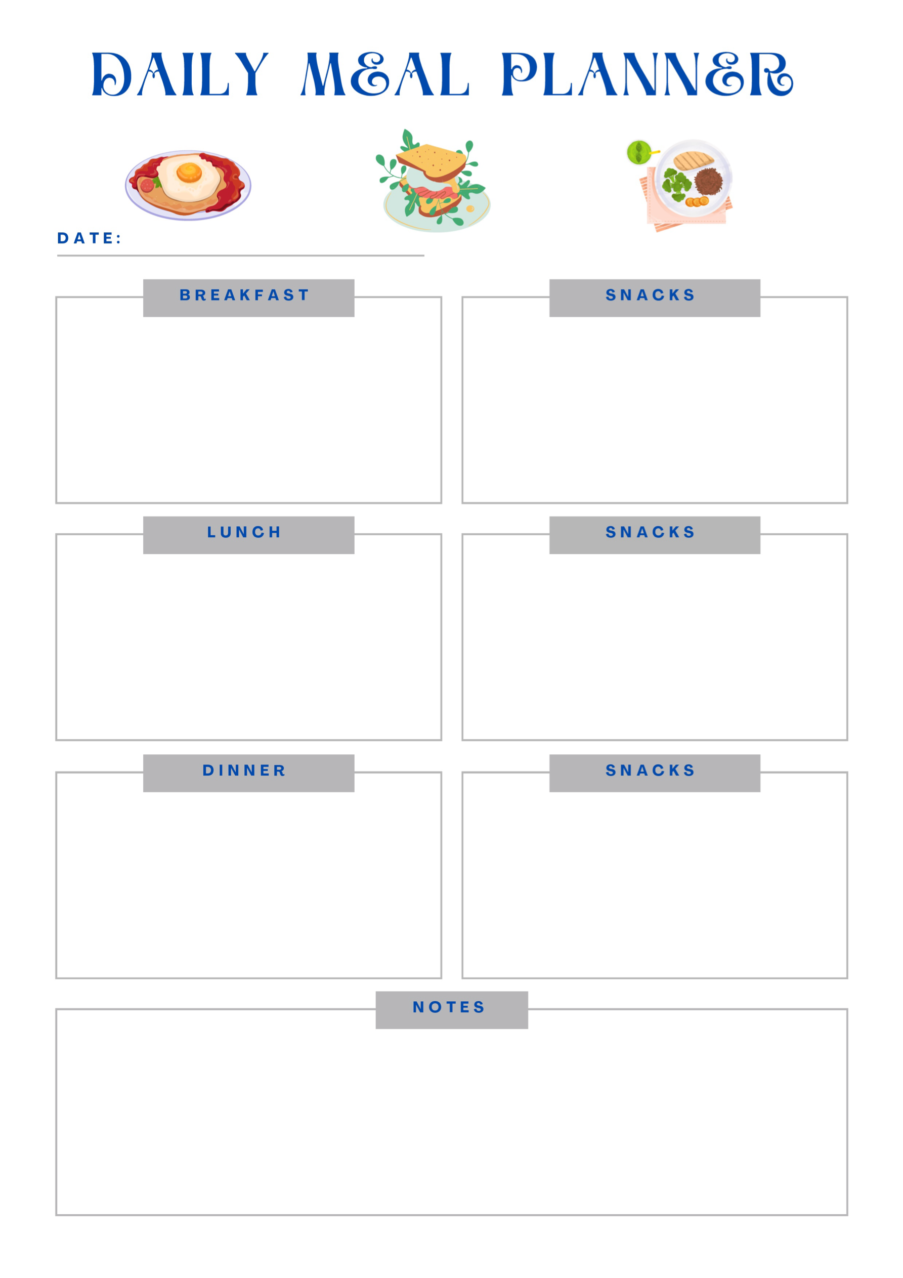 Complete Meal Planner (25 pages)