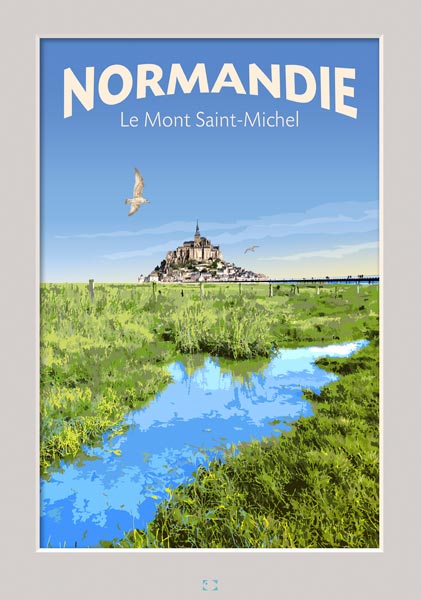 Affiche du Mont Saint-Michel