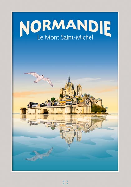 Affiche Mont Saint-Michel