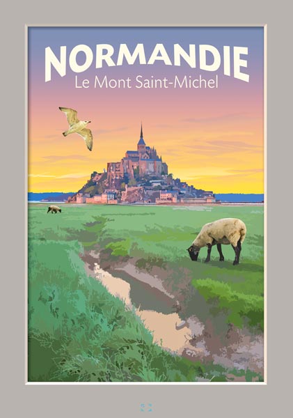 Affiche Mont Saint-Michel