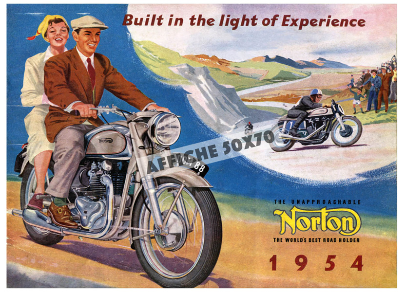 Affiche Norton 1954