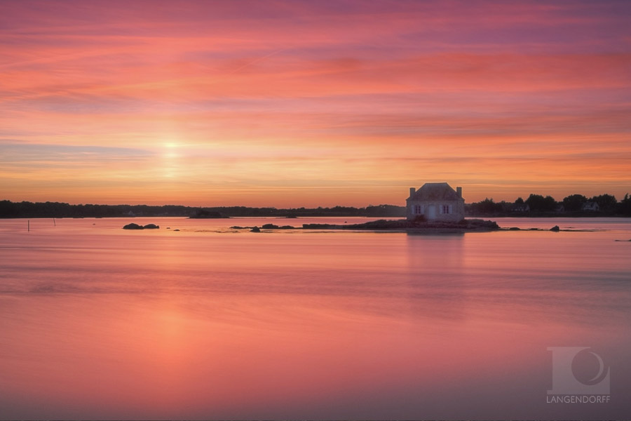 Le ciel s'embrase à Saint-Cado
