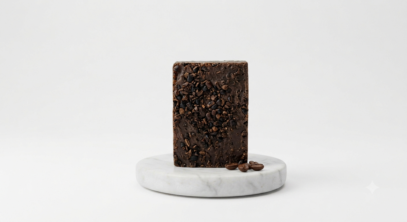 Naturlig Kaffe- og Kakaosåpe