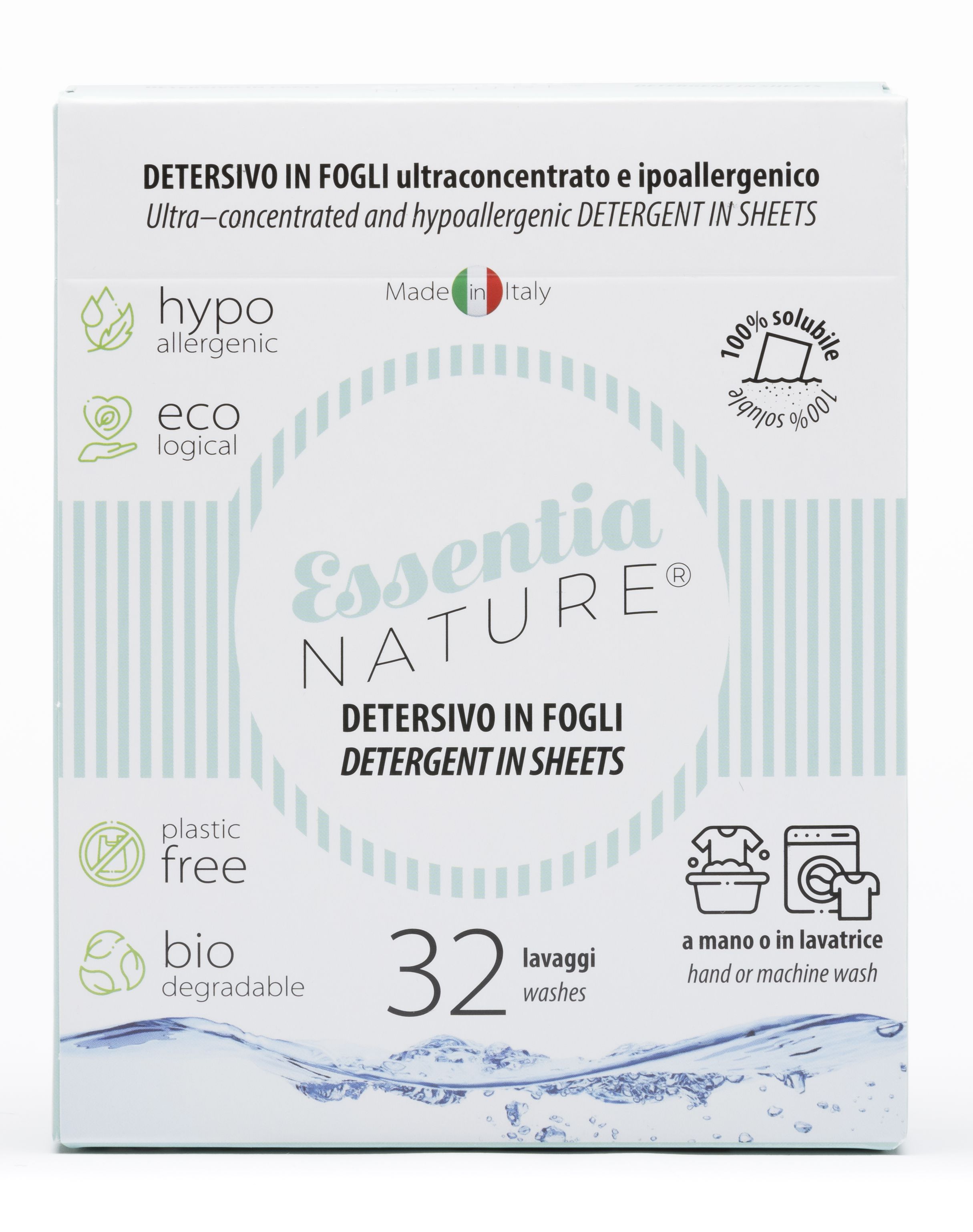 Essentia Nature vaskemiddel i laken