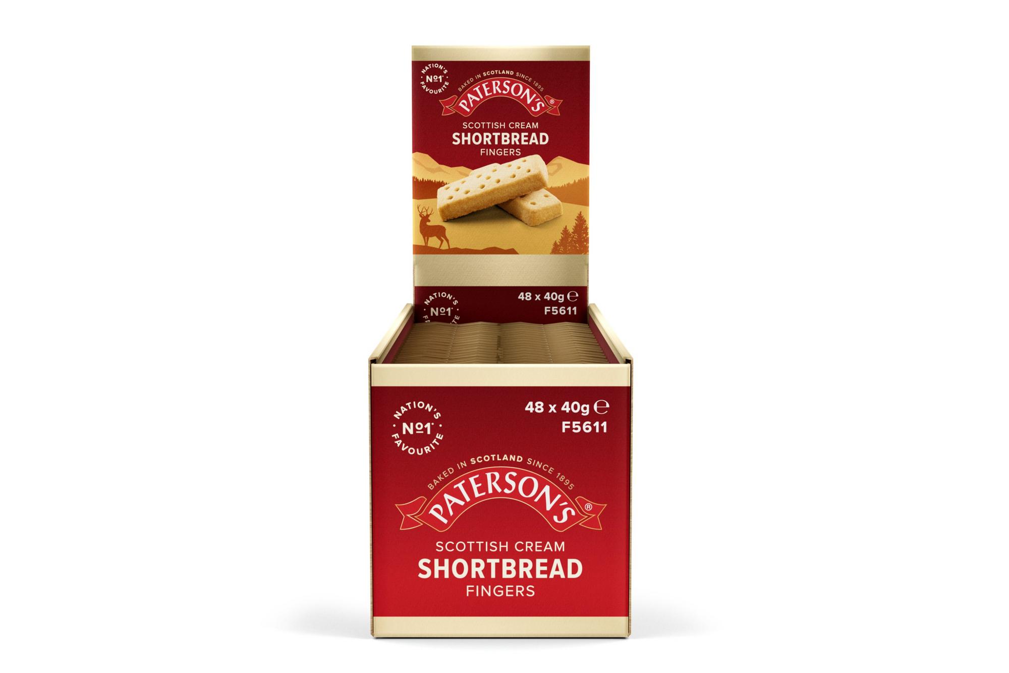 Paterson’s Scottish Cream Shortbread Finger 48 x 40g