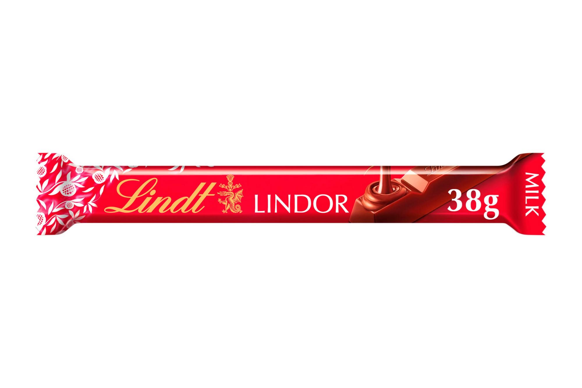 Lindt Lindor Milk Chocolate Bar 24x38g