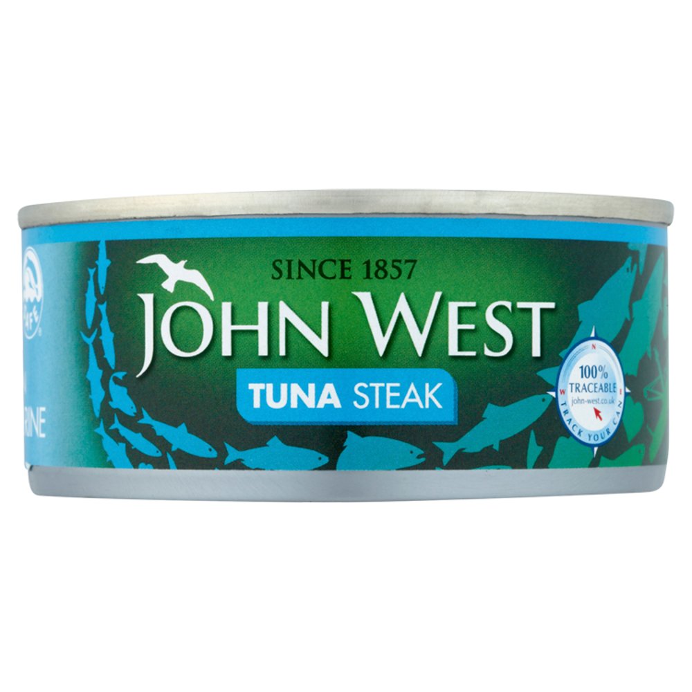 John West Tuna Steak in Brine 12x160g