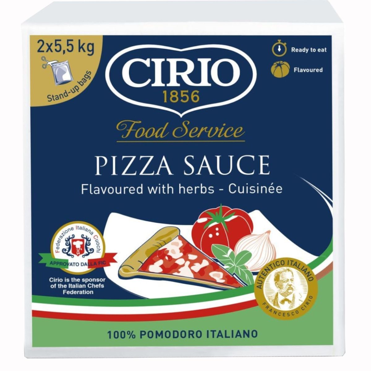 Cirio Tomato Pizza Sauce – 2×5.5kg