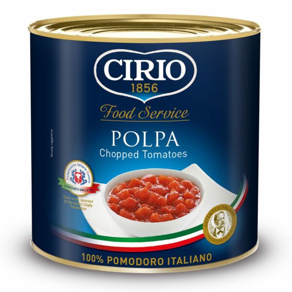 Cirio Polpa Chopped Tomatoes 18 x 2550g