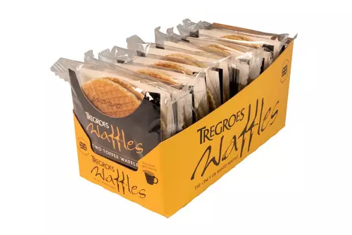Tregroes Snack Pack of 2 Toffee Waffles 30 x 65g
