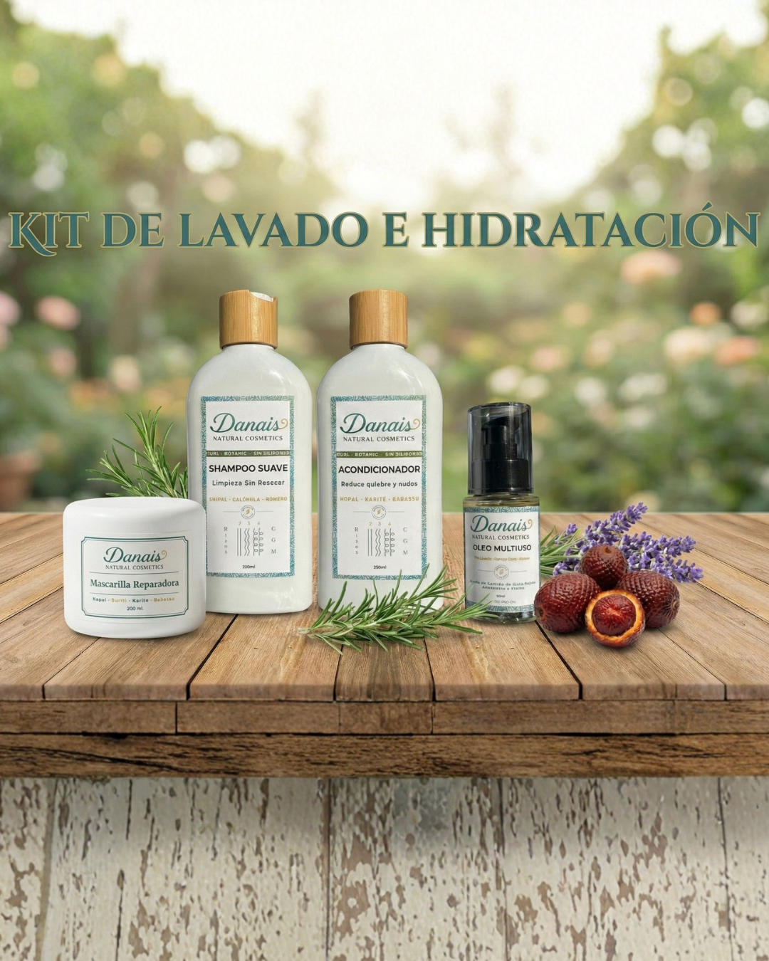 Kit de lavado e hidratación Danais