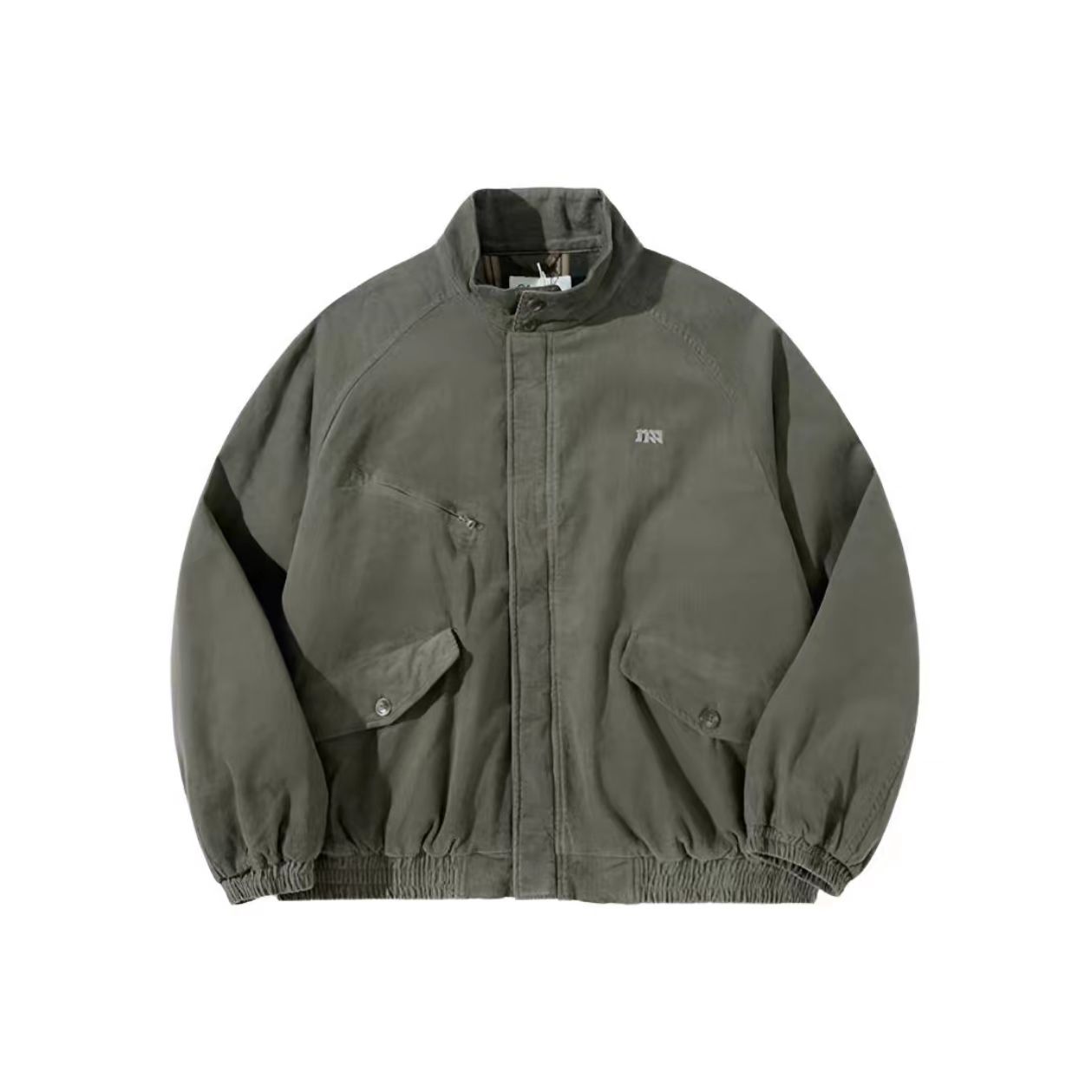 Olive Green Casual Jacket