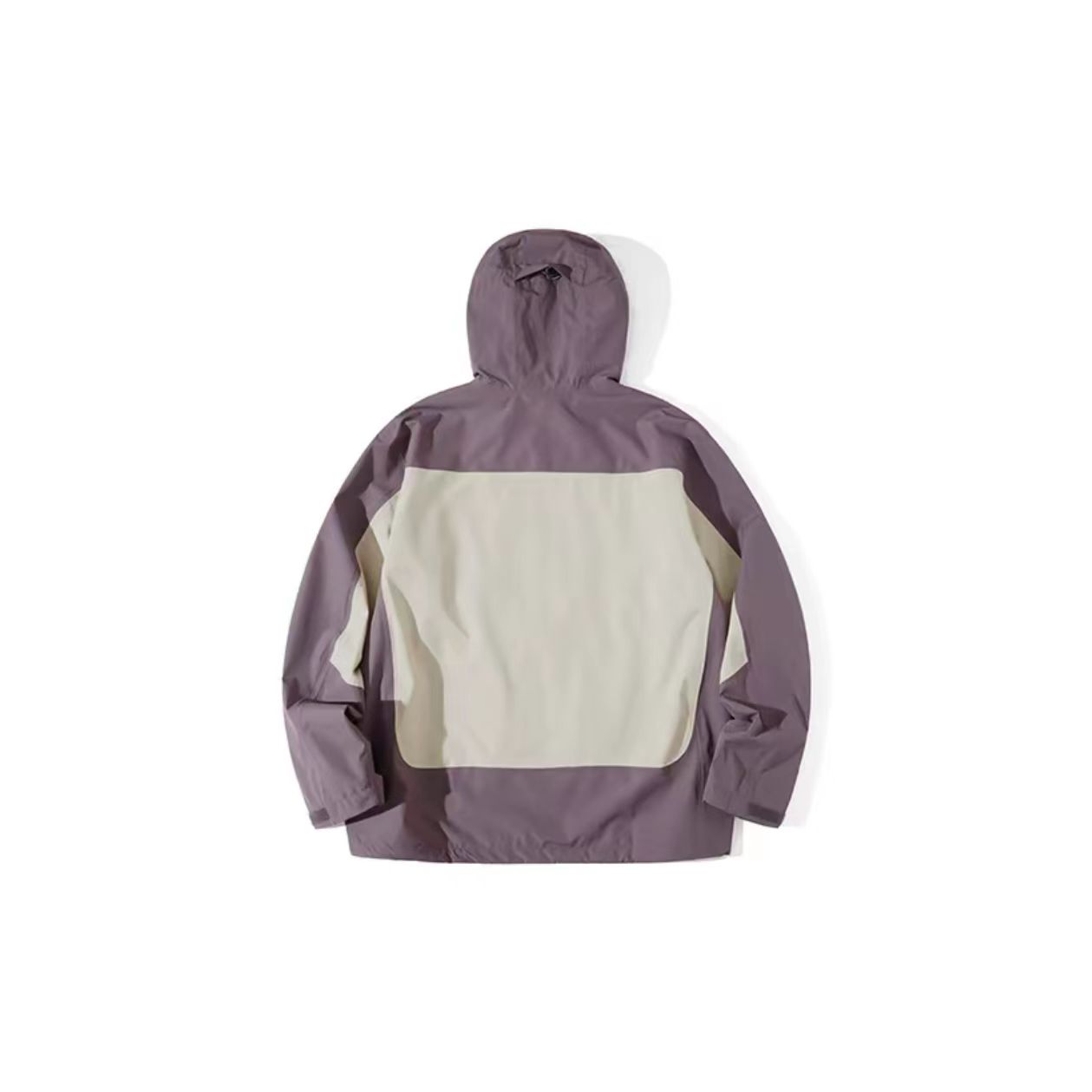 Two-tone Hooded Windbreaker Jacket