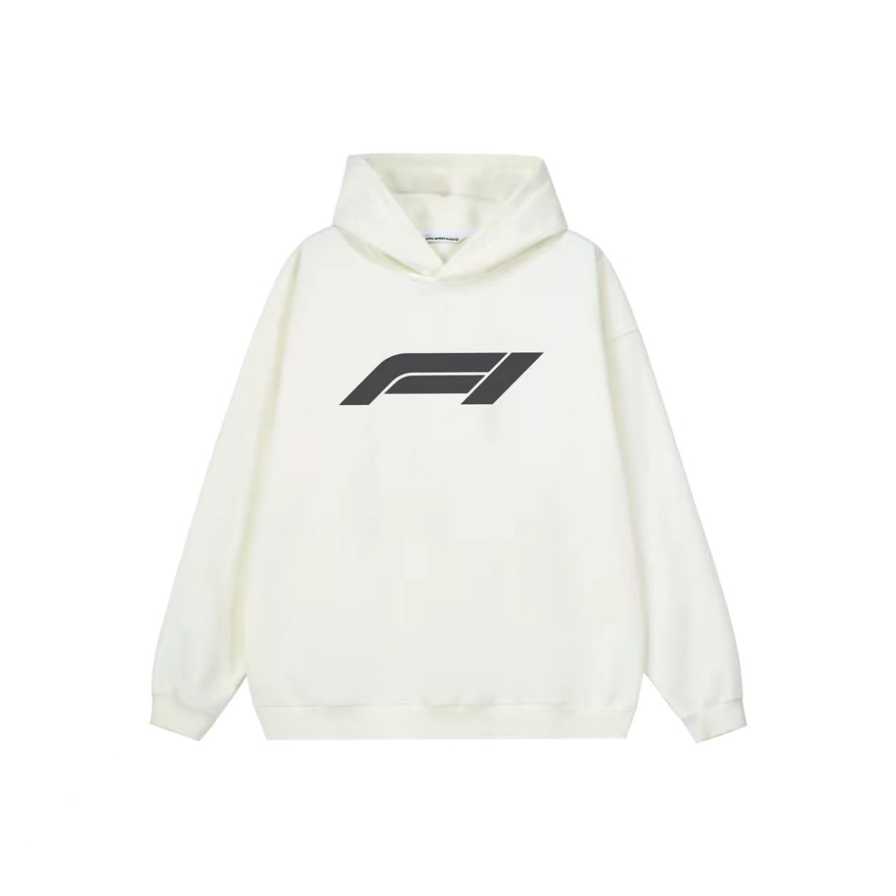 F1 Logo White Hoodie