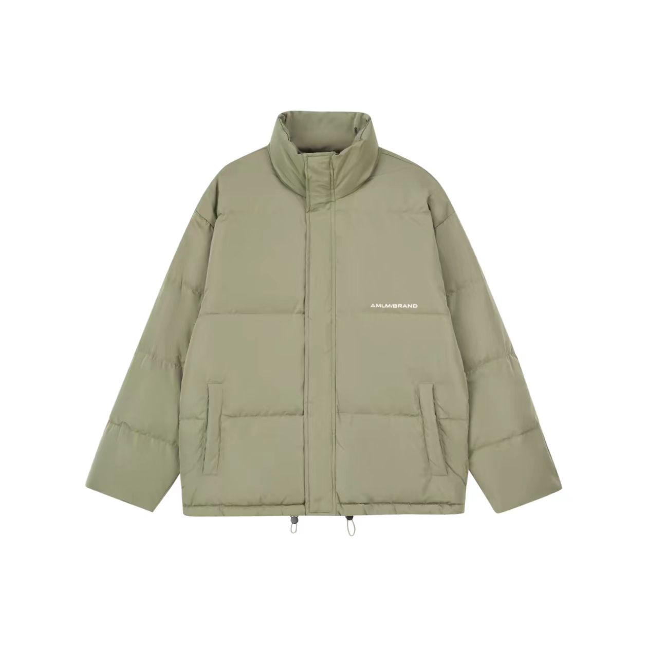 Khaki Puffer Jacket