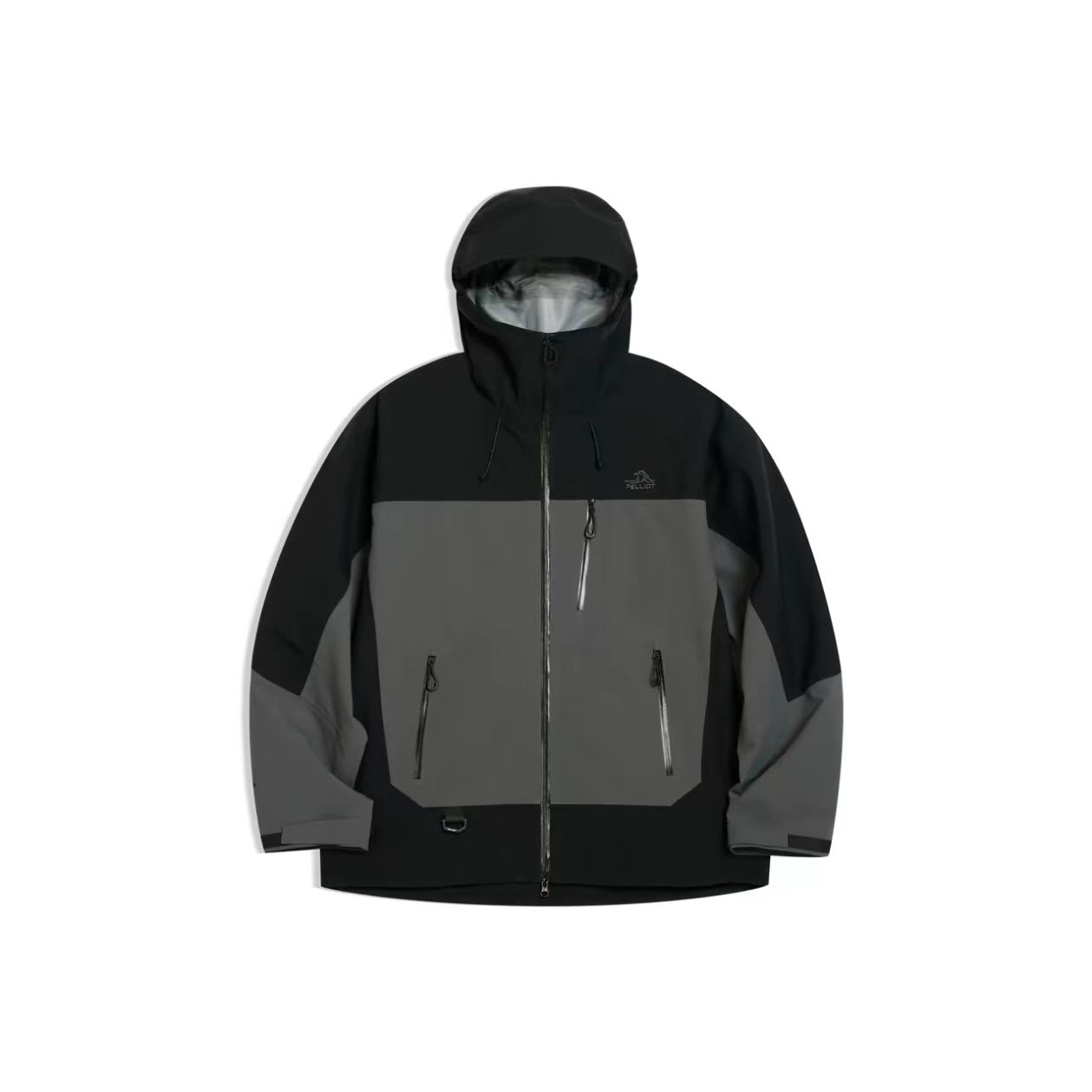 Two-Tone Hooded Jacket
