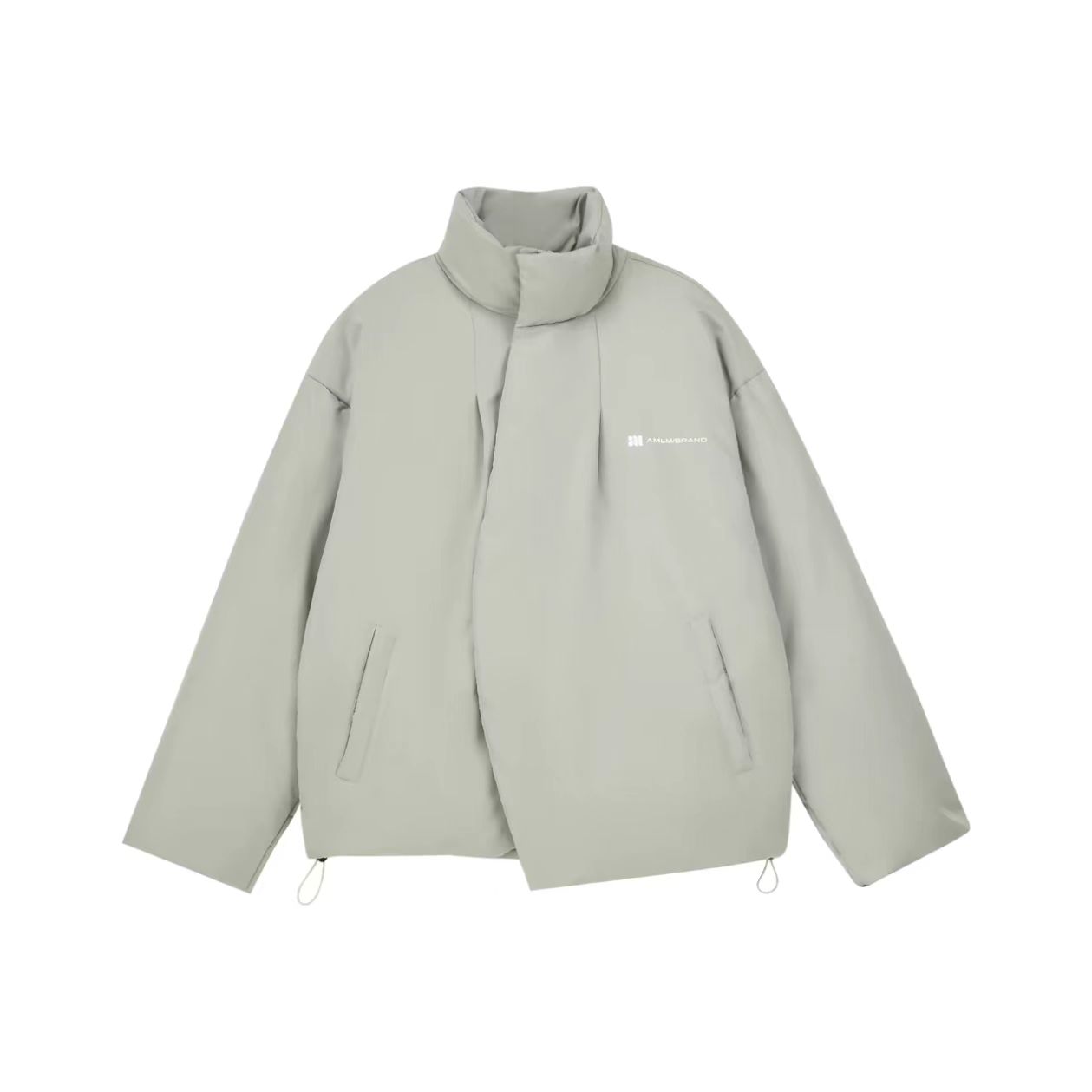 Light Gray Puffer Jacket